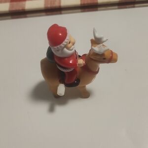 Santa Riding Reindeer Holiday Decor